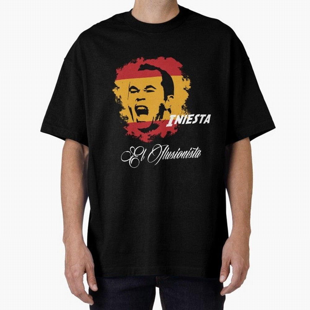Spain Andres Iniesta Football World Cup 2014 Oversized T-Shirt Back the Journey through Match Day Hype around FIFA World Cup 2026 Group Stage, Cristiano Ronaldo, Haaland and CR7, Netherlands, Retro Football Energy, Iconic Rivalries, Trophy Chase