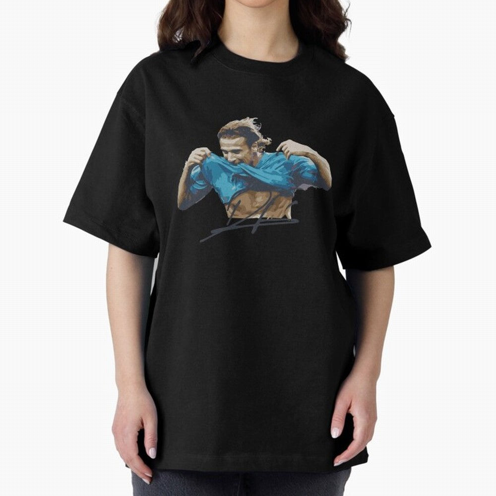 Diego Forlan Football Legends Oversized T-Shirt Make Game Day About FIFA World Cup 2026 USA Canada Mexico for Fans of Messi, Neymar and Mbappe and Argentina, Bringing Supporter Pride, Iconic Celebrations, Legendary Names and Global Match Day