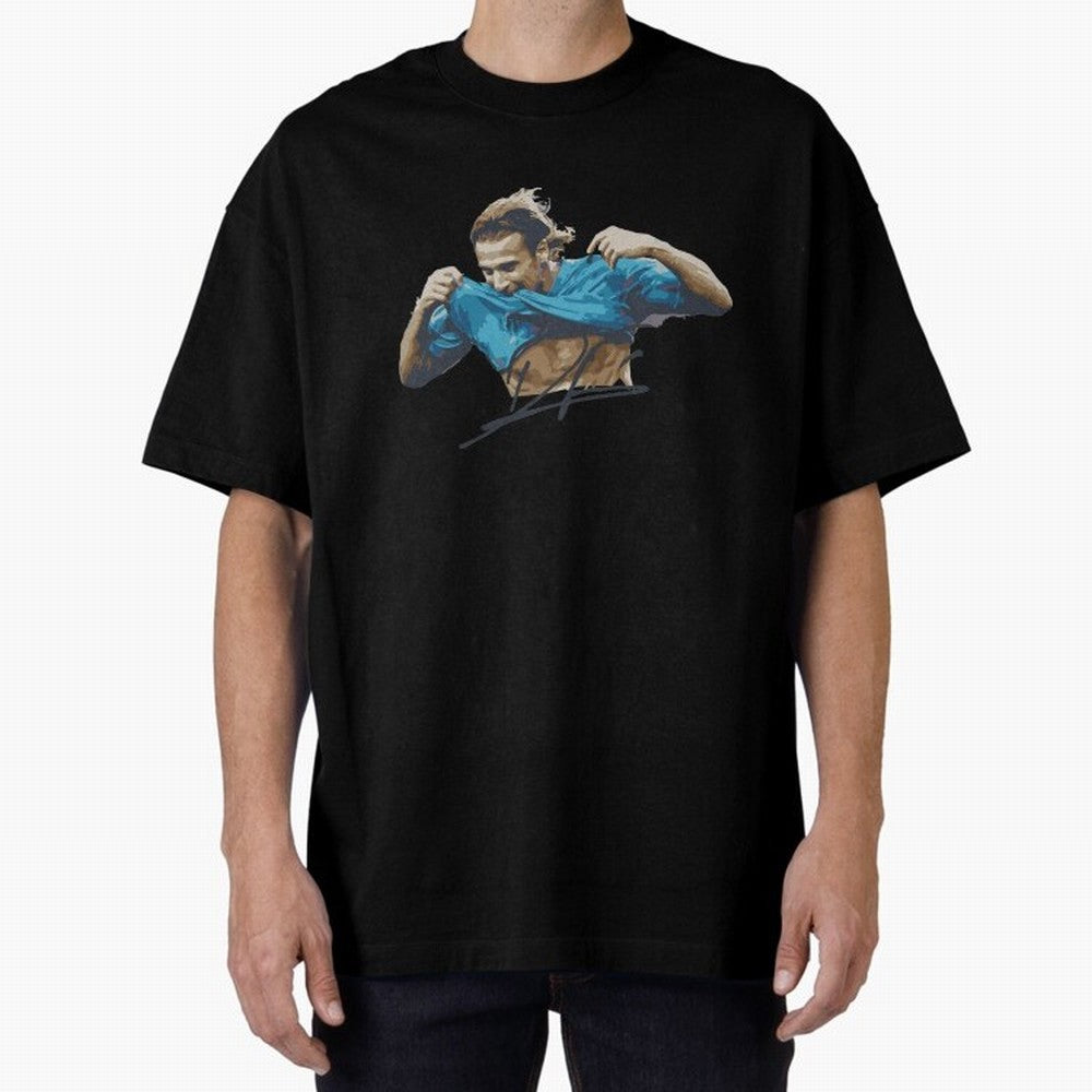 Diego Forlan Football Legends Oversized T-Shirt Make Game Day About FIFA World Cup 2026 USA Canada Mexico for Fans of Messi, Neymar and Mbappe and Argentina, Bringing Supporter Pride, Iconic Celebrations, Legendary Names and Global Match Day