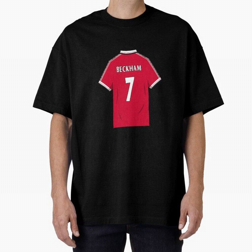 David Beckham 1999 Jersey Oversized T-Shirt Feel International Energy from Global Football Passion for FIFA World Cup 2026, Connected to Haaland and Mbappe, Spain, Supporter Pride, Iconic Celebrations, Legendary Names and Global Match Day Energy;