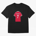 David Beckham 1999 Jersey Oversized T-Shirt Feel International Energy from Global Football Passion for FIFA World Cup 2026, Connected to Haaland and Mbappe, Spain, Supporter Pride, Iconic Celebrations, Legendary Names and Global Match Day Energy;