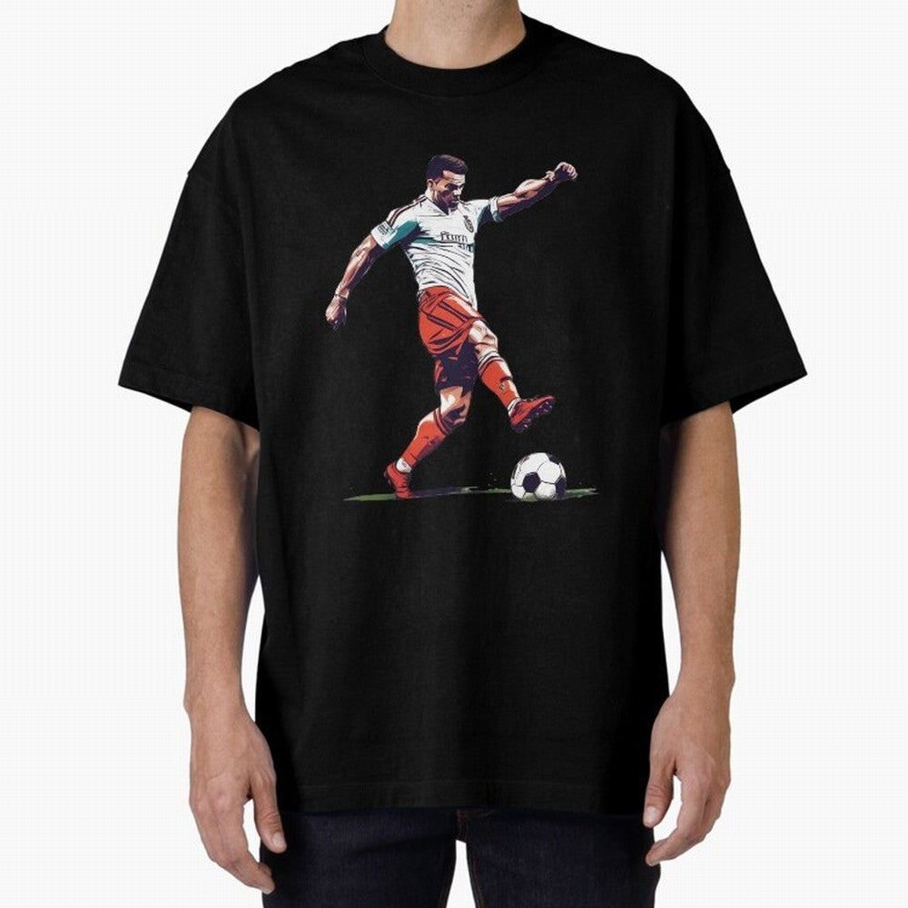 England Soccer Oversized T-Shirt Show Passion for the Stars of Match Day Hype around FIFA World Cup 2026 Group Stage, Haaland and Mbappe, Spain and Netherlands, Soccer Culture, Superstar Moments, National Team Dreams and Competitive Fire; Great for