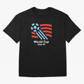 World Cup USA 94 Oversized T-Shirt Celebrate the Road through Global Football Passion for FIFA World Cup 2026 USA Canada Mexico, Centered on Neymar, France, Worldwide Fan Energy, Dramatic Goals, Stadium Lights and Championship Celebrations; Great