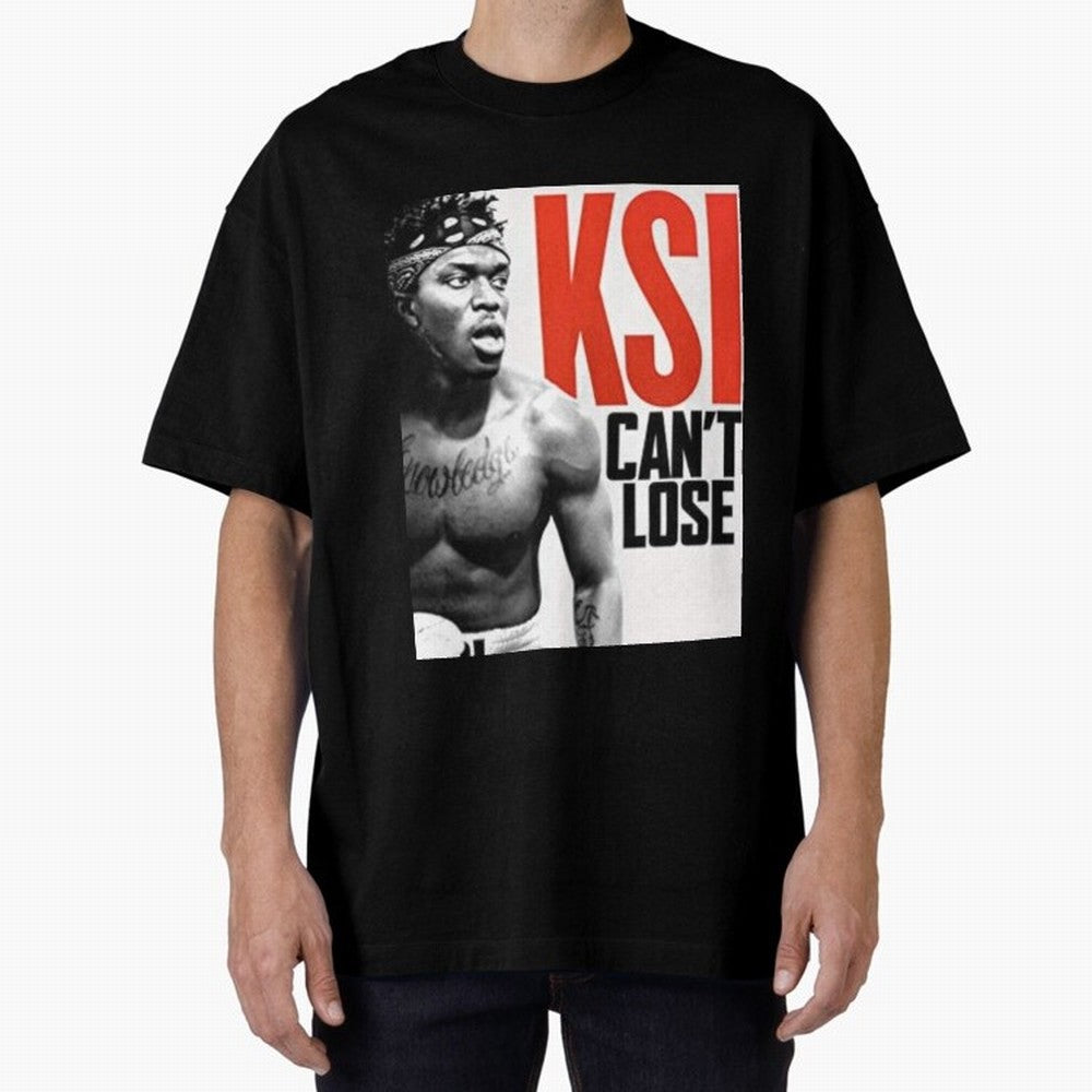 ksi Oversized T-Shirt Bring Match Day Fire to FIFA World Cup 2026 Filled with Haaland and Mbappe, England, France and Netherlands Energy, Sports Nostalgia, International Competition, Famous Players and Unforgettable Victories; Made for Die Hard