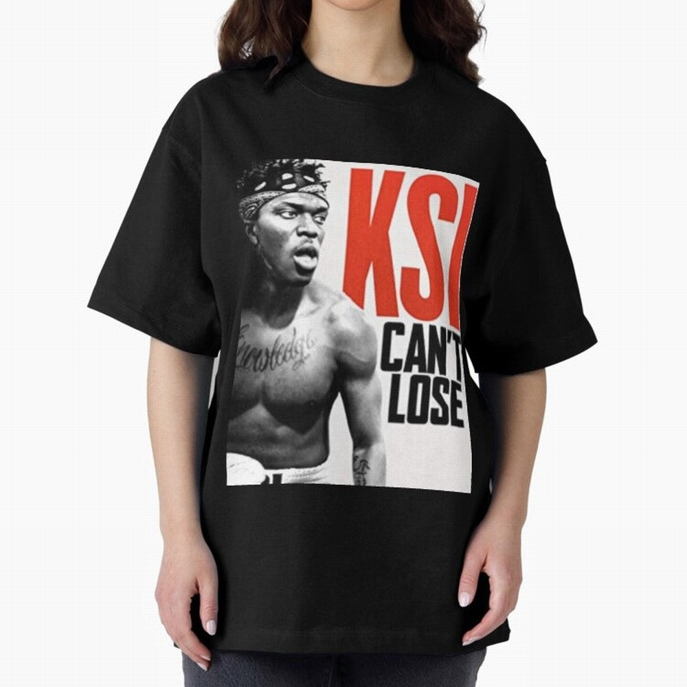 ksi Oversized T-Shirt Bring Match Day Fire to FIFA World Cup 2026 Filled with Haaland and Mbappe, England, France and Netherlands Energy, Sports Nostalgia, International Competition, Famous Players and Unforgettable Victories; Made for Die Hard
