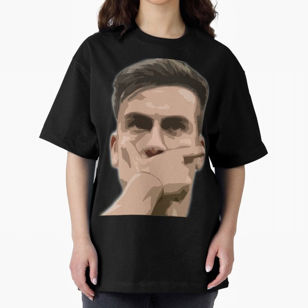 Dybala Oversized T-Shirt Represent the Passion of Match Day Hype around FIFA World Cup 2026 Group Stage, Mbappe and Neymar, Brazil, Portugal and Argentina, Classic Soccer Heritage, Championship Pressure, Fan Loyalty and International Pride; Ideal