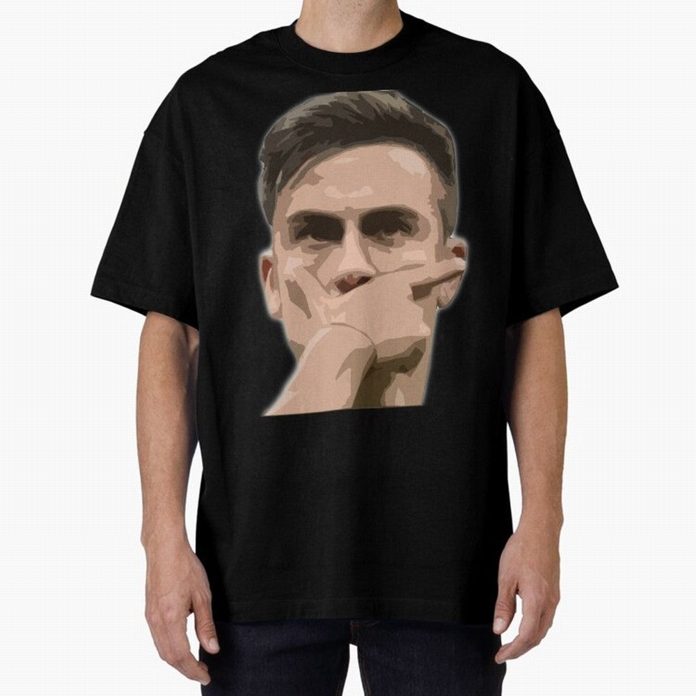 Dybala Oversized T-Shirt Represent the Passion of Match Day Hype around FIFA World Cup 2026 Group Stage, Mbappe and Neymar, Brazil, Portugal and Argentina, Classic Soccer Heritage, Championship Pressure, Fan Loyalty and International Pride; Ideal