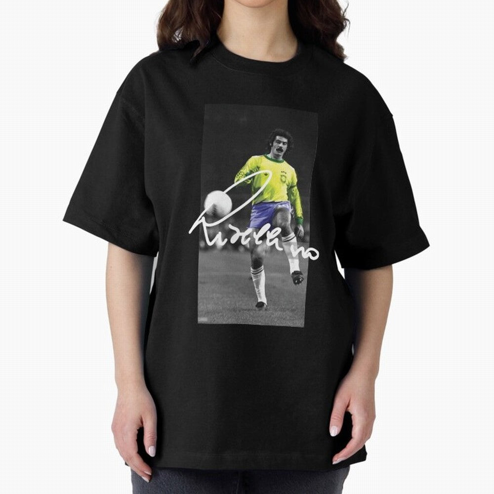 Rivelino FOOTBALL LEGENDS Oversized T-Shirt Join the FIFA World Cup 2026 Group Stage Journey through Neymar Highlights, Spain Pride, Tournament Hype, Historic Matchups, Family Viewing Parties and Global Sports Pride; Made for Die Hard Supporters,