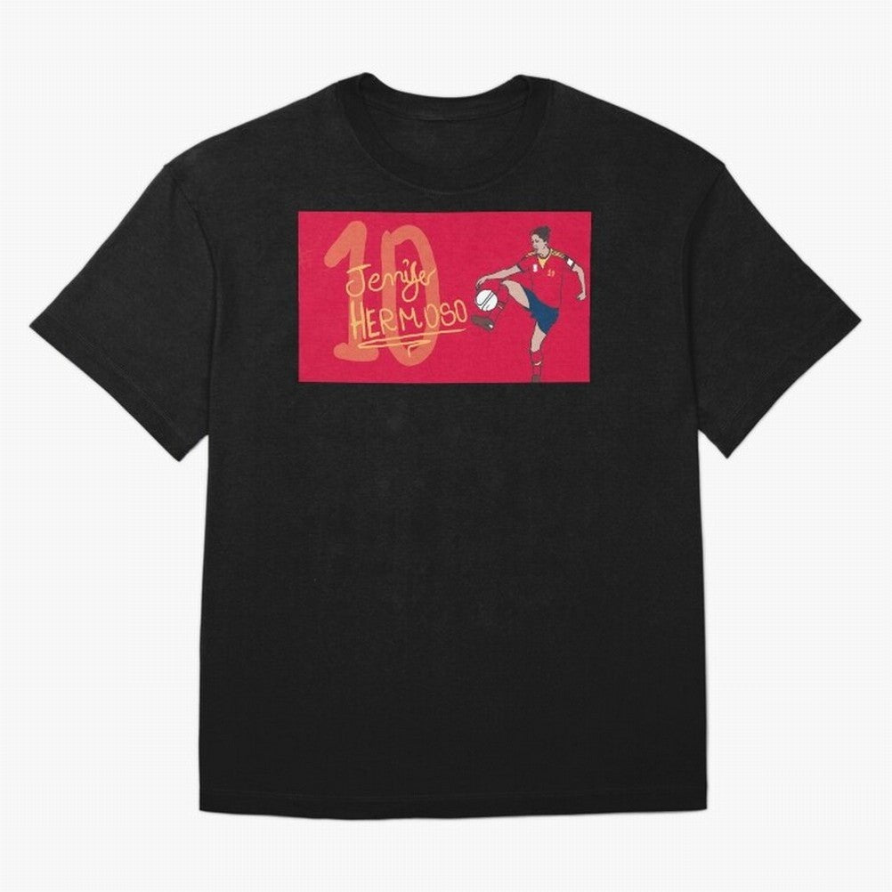 Jennifer Hermoso Oversized T-Shirt Bring World Football Passion into Match Day Hype around FIFA World Cup 2026 Group Stage, Haaland and Mbappe, Argentina, Champion Mindset, Group Stage Buzz, Knockout Tension and Passionate Fan Culture; Perfect for