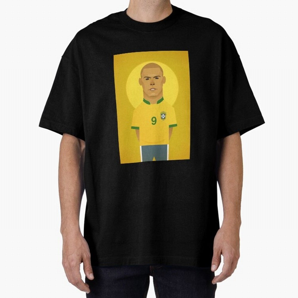 Brazilian Football Player from Milano Oversized T-Shirt Wear the Spirit of Global Football Passion for FIFA World Cup 2026 USA Canada Mexico, Celebrating Mbappe and Neymar, Argentina, France and Brazil, Champion Mindset, Group Stage Buzz, Knockout