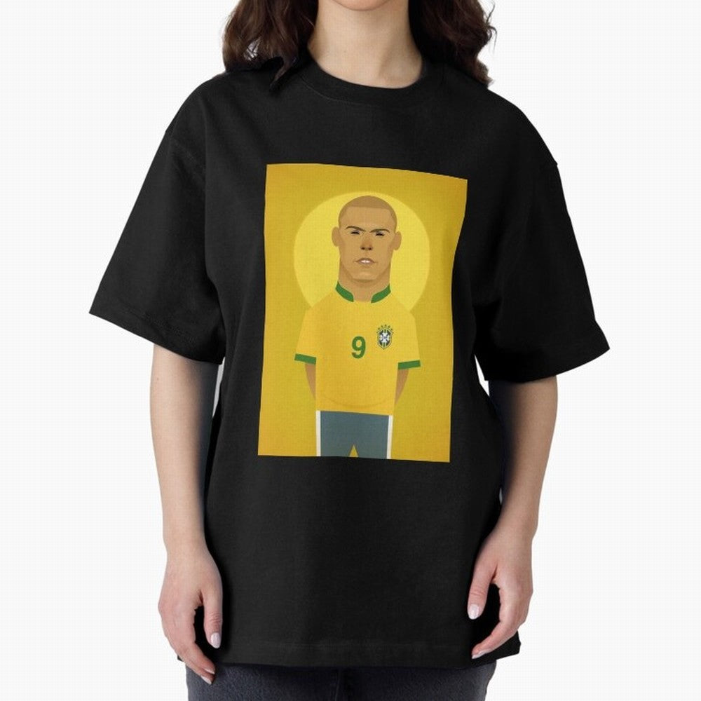Brazilian Football Player from Milano Oversized T-Shirt Wear the Spirit of Global Football Passion for FIFA World Cup 2026 USA Canada Mexico, Celebrating Mbappe and Neymar, Argentina, France and Brazil, Champion Mindset, Group Stage Buzz, Knockout