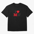 I Love Manchester Oversized T-Shirt Support FIFA World Cup 2026 Group Stage Filled with CR7, France and Portugal Energy, Football Festival Excitement, Trophy Ambitions, Country Rivalries and Star Player Buzz; Created for Match Day Parties, Soccer