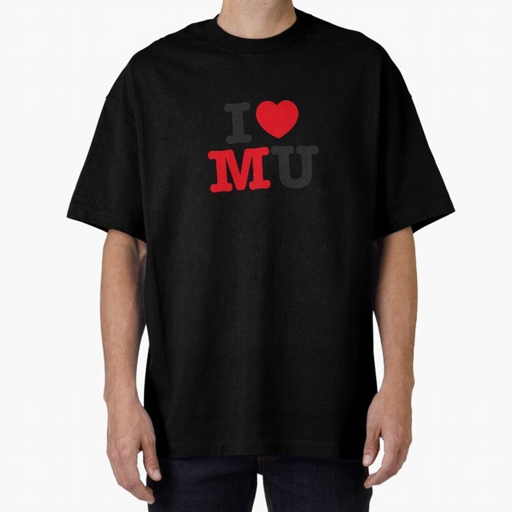 I Love Manchester Oversized T-Shirt Support FIFA World Cup 2026 Group Stage Filled with CR7, France and Portugal Energy, Football Festival Excitement, Trophy Ambitions, Country Rivalries and Star Player Buzz; Created for Match Day Parties, Soccer