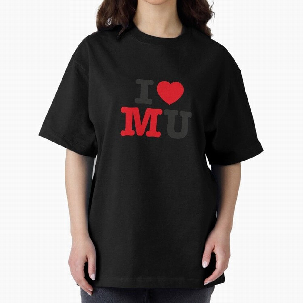 I Love Manchester Oversized T-Shirt Support FIFA World Cup 2026 Group Stage Filled with CR7, France and Portugal Energy, Football Festival Excitement, Trophy Ambitions, Country Rivalries and Star Player Buzz; Created for Match Day Parties, Soccer