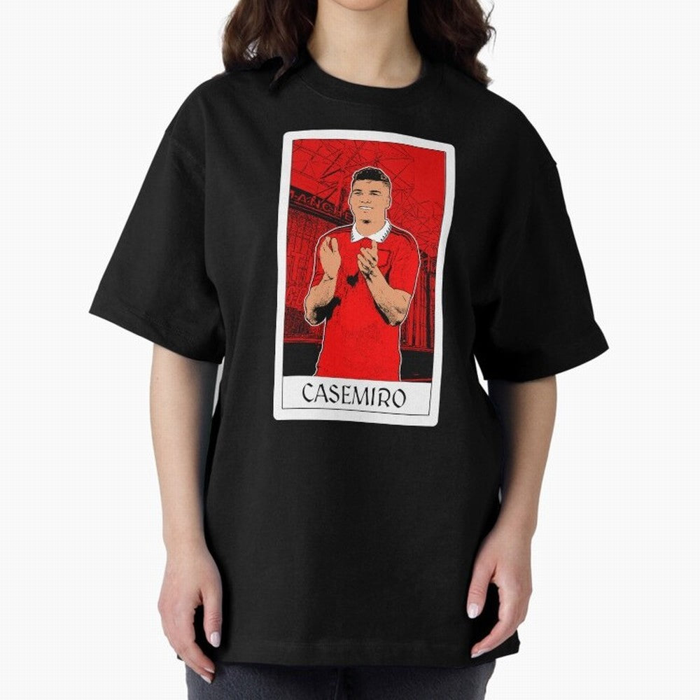 Casemiro Oversized T-Shirt Feel International Energy from FIFA World Cup 2026 Group Stage Celebrating Mbappe, England and Germany Energy, Champion Mindset, Group Stage Buzz, Knockout Tension and Passionate Fan Culture; Perfect for Supporters Who
