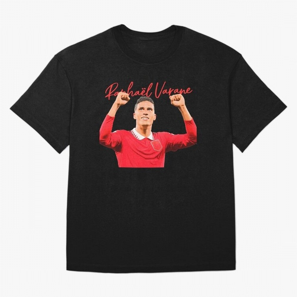 Rafael Varane Oversized T-Shirt Celebrate Rivalries and Pride in Global Football Passion for FIFA World Cup 2026 USA Canada Mexico, Connected to Haaland, Germany, Football Festival Excitement, Trophy Ambitions, Country Rivalries and Star Player