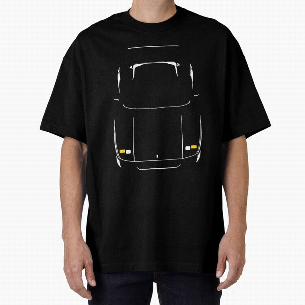 Ferrari F40 F40 Simple Body Cut Oversized T-Shirt Get Ready for FIFA World Cup 2026 Filled with Mbappe and Neymar, England Energy, Tournament Hype, Historic Matchups, Family Viewing Parties and Global Sports Pride; Perfect for Supporters Who Want
