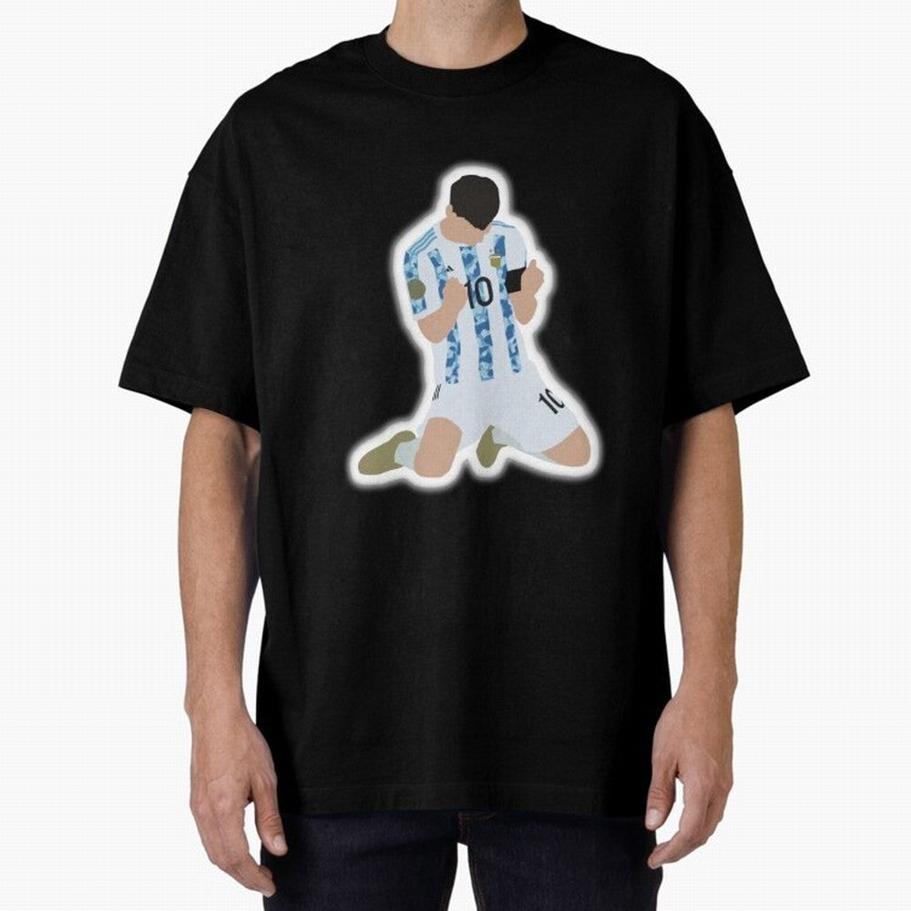 Messi Art Illustration Essential T-Shirt Share the Excitement of the FIFA World Cup 2026 Journey through CR7 and Messi Highlights, Germany Pride, Vintage Soccer Flavor, Modern Football Stars, National Flags and Final Night Emotion; Ideal for