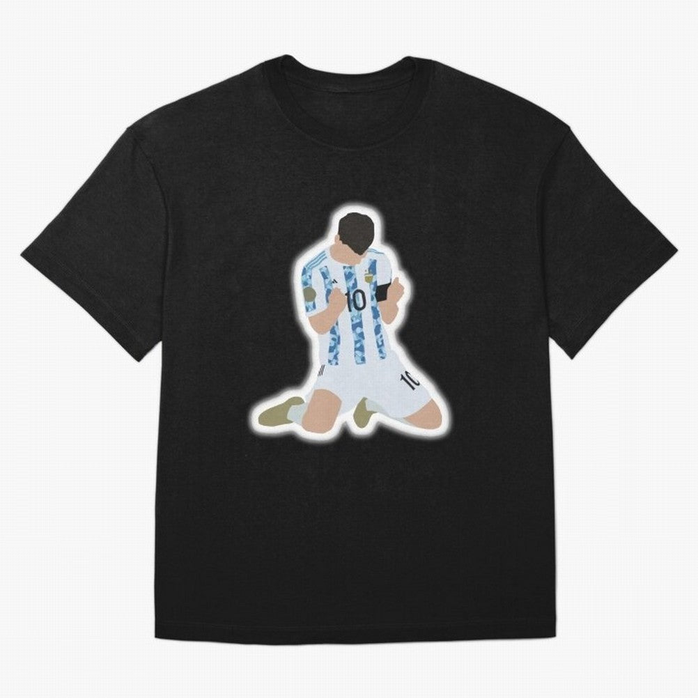 Messi Art Illustration Essential T-Shirt Share the Excitement of the FIFA World Cup 2026 Journey through CR7 and Messi Highlights, Germany Pride, Vintage Soccer Flavor, Modern Football Stars, National Flags and Final Night Emotion; Ideal for