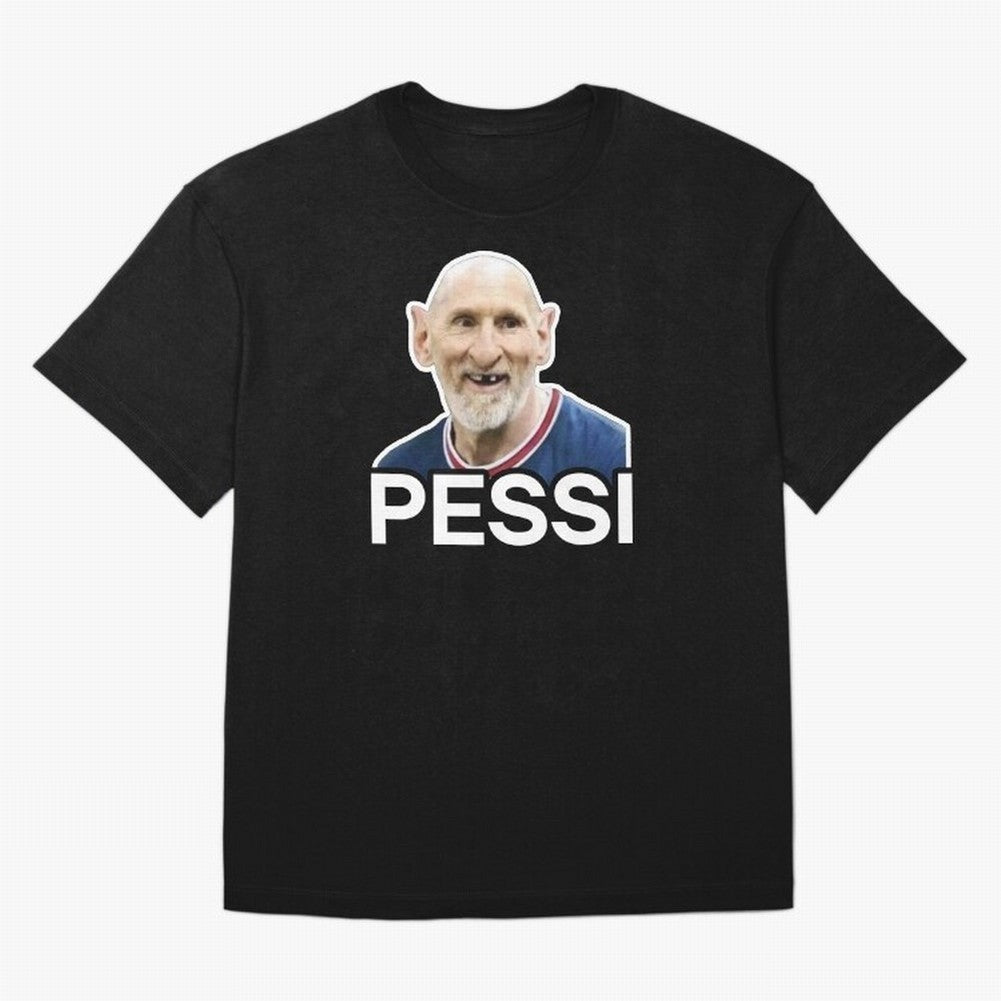 PESSI MEME Classic T-Shirt Support Iconic Players in FIFA World Cup 2026 Spirit, Driven by Brazil, Portugal and Argentina, Messi, Neymar and Mbappe, Tournament Hype, Historic Matchups, Family Viewing Parties and Global Sports Pride; Perfect for