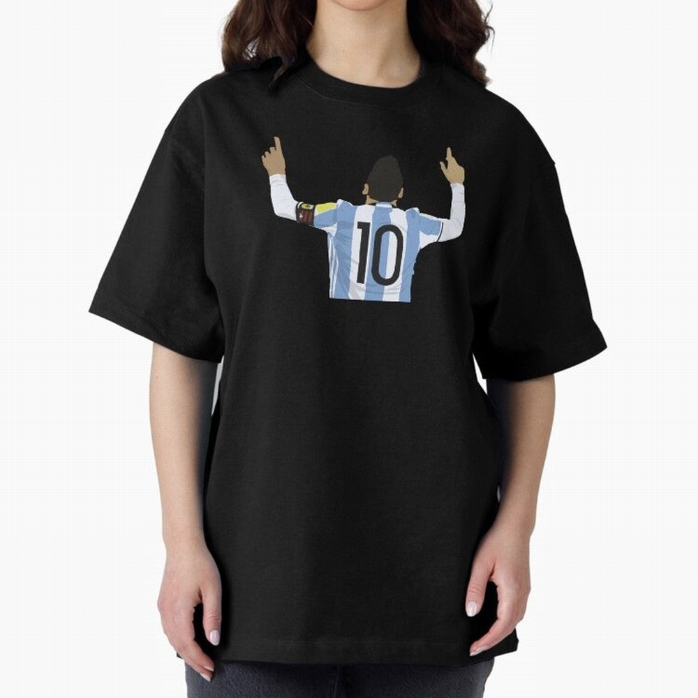 Lionel Messi Sticker Classic T-Shirt Celebrate Football Dreams Across FIFA World Cup 2026 USA Canada Mexico Inspired by Mbappe, England, France and Netherlands Energy, Supporter Pride, Iconic Celebrations, Legendary Names and Global Match Day