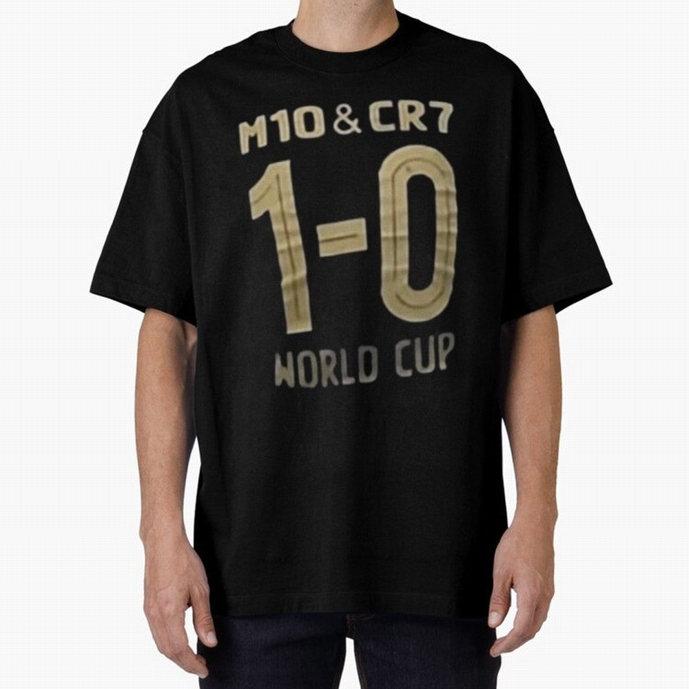 m10 and cr7 1-0 world cup football Classic T-Shirt Bring Supporter Culture to the FIFA World Cup 2026 Journey through Cristiano Ronaldo Highlights, Spain and Netherlands Pride, Stadium Chants, National Pride, Trophy Dreams and Unforgettable
