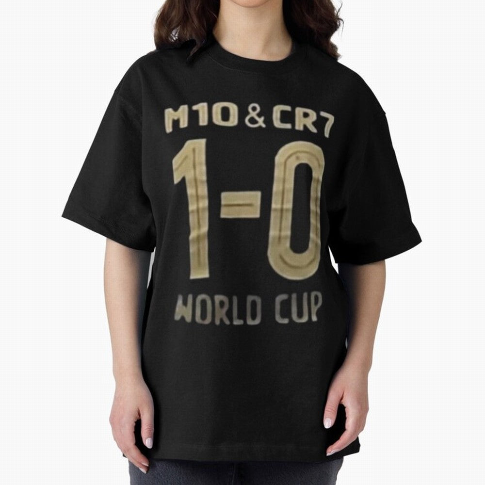 m10 and cr7 1-0 world cup football Classic T-Shirt Bring Supporter Culture to the FIFA World Cup 2026 Journey through Cristiano Ronaldo Highlights, Spain and Netherlands Pride, Stadium Chants, National Pride, Trophy Dreams and Unforgettable