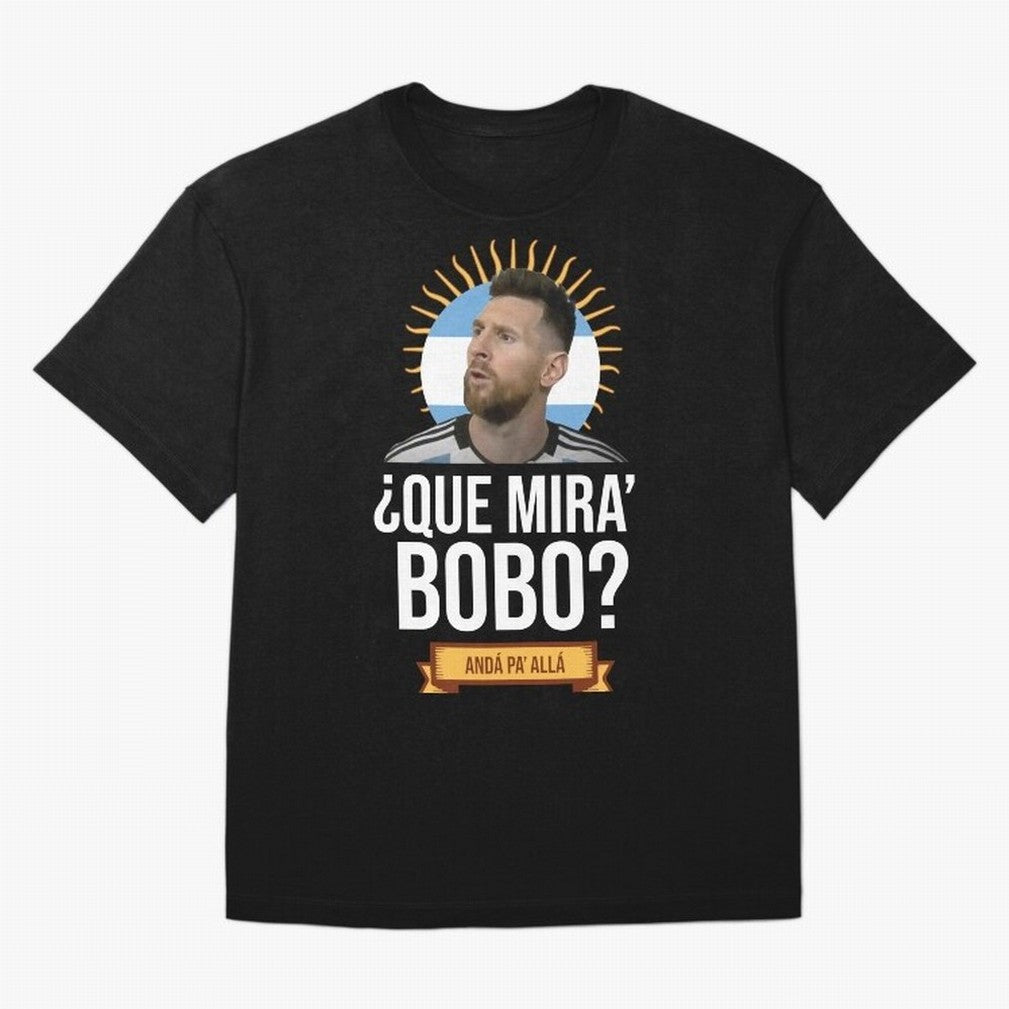 What are you looking at silly? Go there - meme Black Classic T-Shirt Feel the Heartbeat of FIFA World Cup 2026 USA Canada Mexico Featuring Messi, CR7 and Mbappe, Brazil, Portugal and Argentina Energy, Vintage Soccer Flavor, Modern Football Stars,