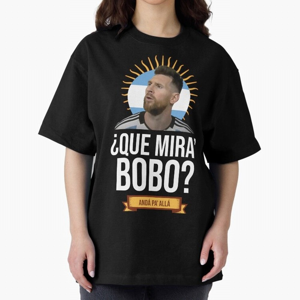 What are you looking at silly? Go there - meme Black Classic T-Shirt Feel the Heartbeat of FIFA World Cup 2026 USA Canada Mexico Featuring Messi, CR7 and Mbappe, Brazil, Portugal and Argentina Energy, Vintage Soccer Flavor, Modern Football Stars,