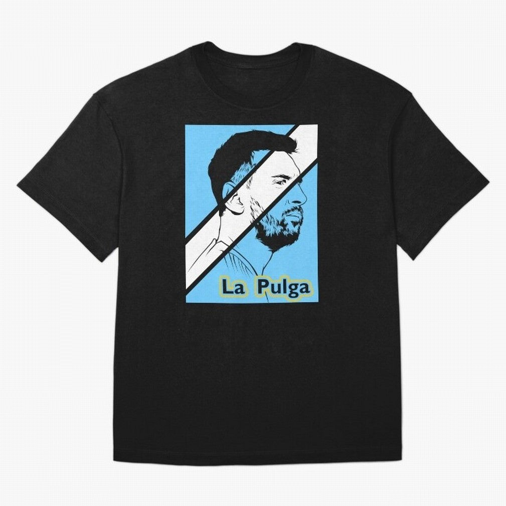 L Messi - Iconic Oversized T-Shirt Celebrate the Stars of FIFA World Cup 2026 Spirit, Built around Spain and Netherlands, Mbappe, Sports Nostalgia, International Competition, Famous Players and Unforgettable Victories; Great for Supporters Who Love