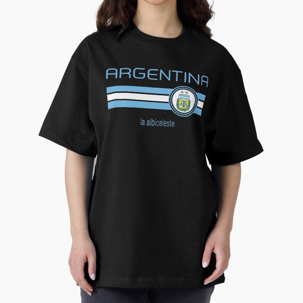Football Argentina Classic T-Shirt Show Championship Spirit for Global Football Passion for FIFA World Cup 2026 Group Stage, Celebrating Cristiano Ronaldo, Haaland and CR7, Spain and Netherlands, Soccer Culture, Superstar Moments, National Team