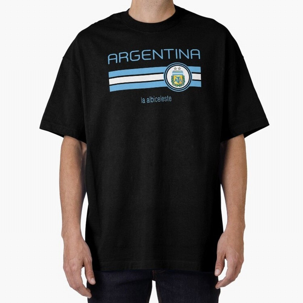 Football Argentina Classic T-Shirt Show Championship Spirit for Global Football Passion for FIFA World Cup 2026 Group Stage, Celebrating Cristiano Ronaldo, Haaland and CR7, Spain and Netherlands, Soccer Culture, Superstar Moments, National Team