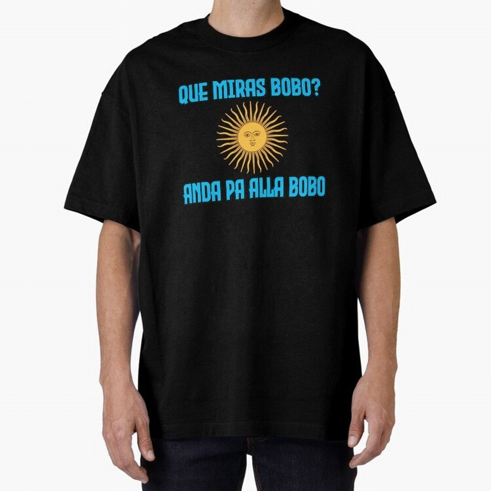 Que Miras Bobo Messi Argentina Flag Classic T-Shirt Represent the Passion of Global Football Passion for FIFA World Cup 2026 USA Canada Mexico, Built around Mbappe and Neymar, England and Germany, Sports Nostalgia, International Competition, Famous