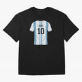 LeoMessi Jersey Illustration 2022 Oversized T-Shirt Celebrate the Magic of the FIFA World Cup 2026 USA Canada Mexico Journey through CR7 Highlights, Spain and Netherlands Pride, Match Day Excitement, Supporter Culture, Golden Goals and Global