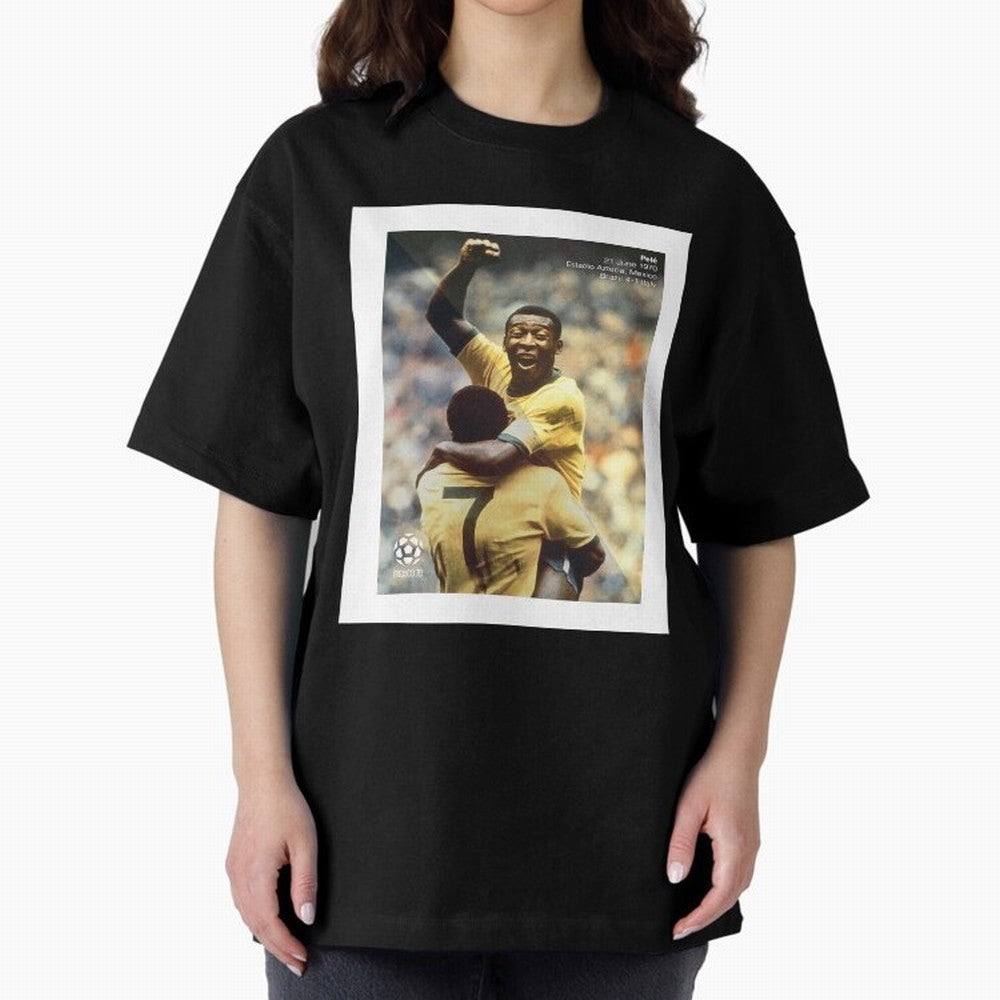 Pele Classic T-Shirt Represent the Passion of Match Day Hype around FIFA World Cup 2026 USA Canada Mexico, CR7, England, Retro Football Energy, Iconic Rivalries, Trophy Chase Drama and Stadium Atmosphere; Ideal for Football Dads, Football Moms,