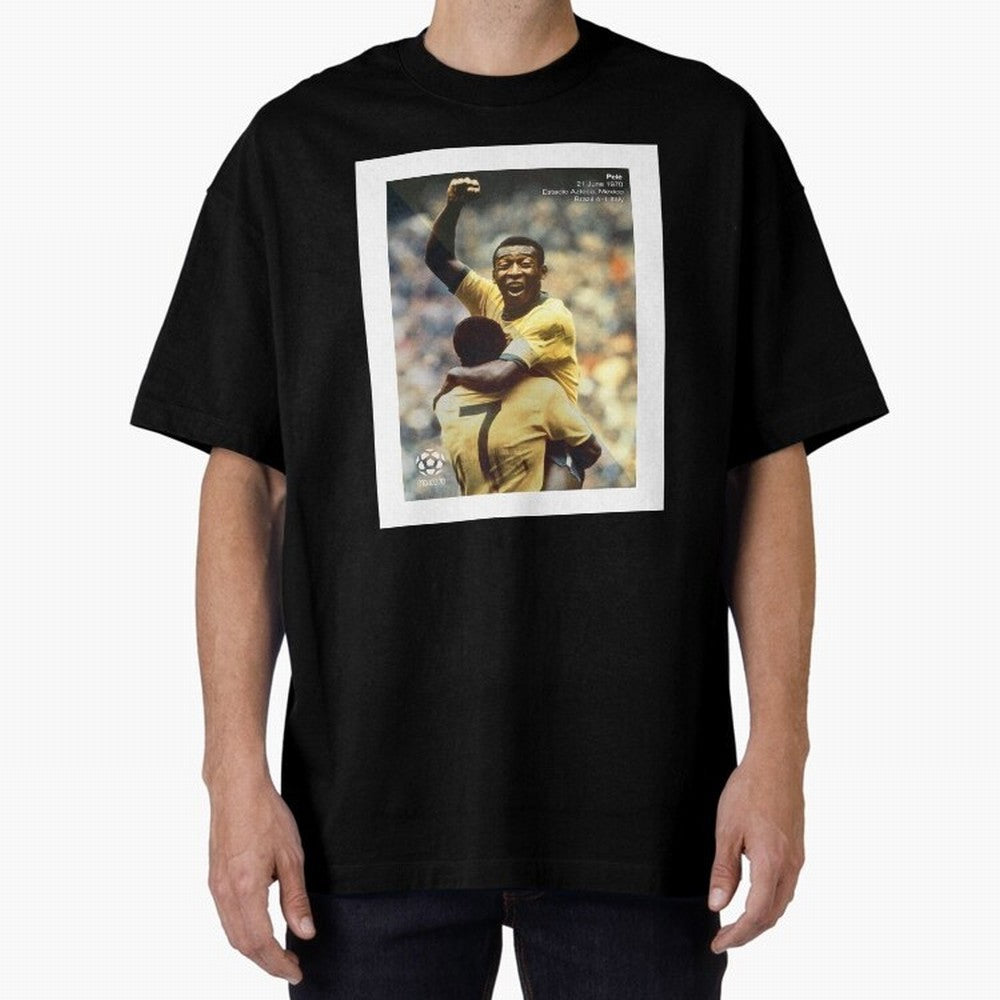Pele Classic T-Shirt Represent the Passion of Match Day Hype around FIFA World Cup 2026 USA Canada Mexico, CR7, England, Retro Football Energy, Iconic Rivalries, Trophy Chase Drama and Stadium Atmosphere; Ideal for Football Dads, Football Moms,