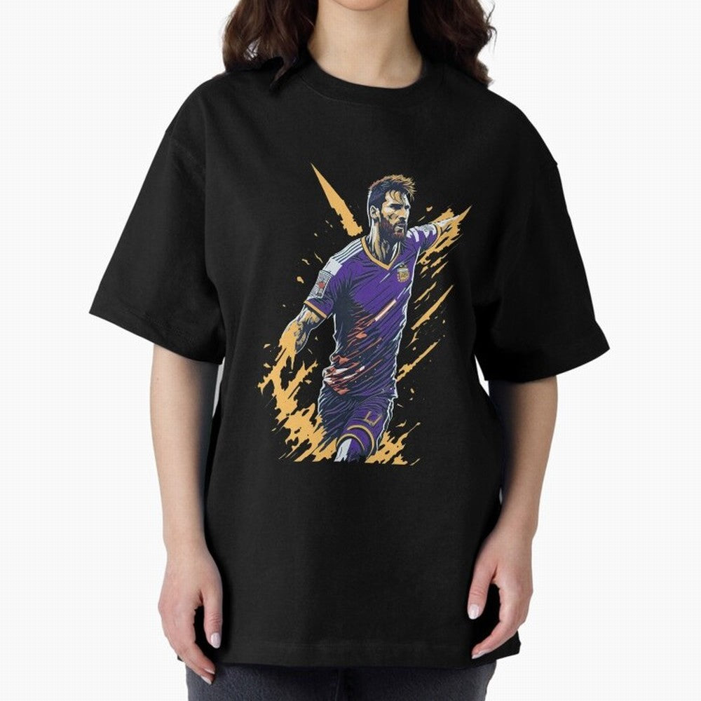 Lionel Messi splash art Active T-Shirt Join the Countdown to FIFA World Cup 2026 Driven by Cristiano Ronaldo, Spain and Netherlands Energy, Champion Mindset, Group Stage Buzz, Knockout Tension and Passionate Fan Culture; Perfect for Fans,