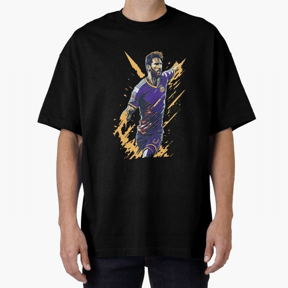 Lionel Messi splash art Active T-Shirt Join the Countdown to FIFA World Cup 2026 Driven by Cristiano Ronaldo, Spain and Netherlands Energy, Champion Mindset, Group Stage Buzz, Knockout Tension and Passionate Fan Culture; Perfect for Fans,