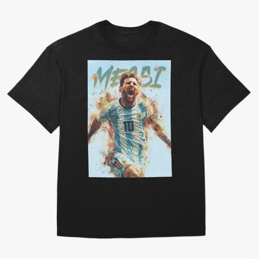 The Messiah Oversized T-Shirt Join the Global Buzz around the FIFA World Cup 2026 Group Stage Journey through CR7 Highlights, Spain Pride, Stadium Chants, National Pride, Trophy Dreams and Unforgettable Football Memories; Ideal for Fans Who Follow