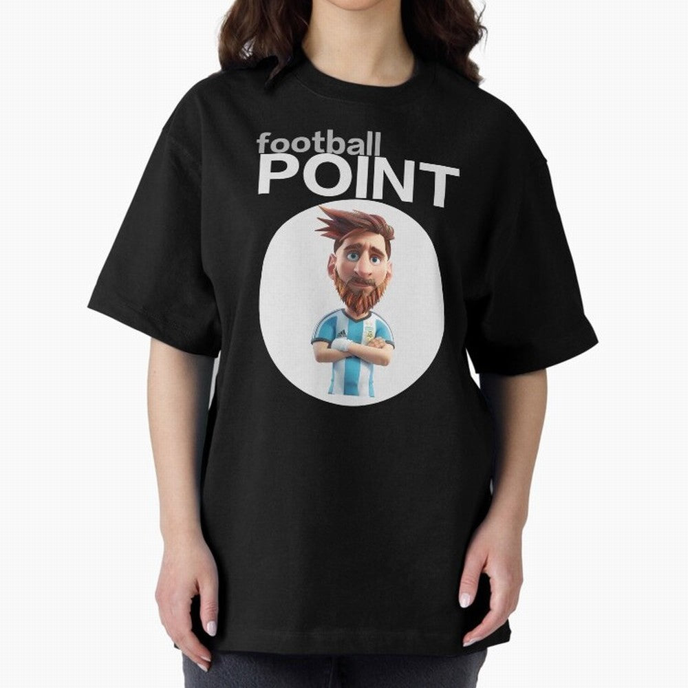 football POINT Oversized T-Shirt Support Your Favorite Stars during FIFA World Cup 2026 Group Stage Highlighting Cristiano Ronaldo, Haaland and CR7, Brazil Energy, Game Day Rituals, Football Legends, Country Pride and the Road to the Final; Perfect