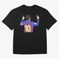 Messi Celebrates #w89 Classic T-Shirt Feel the Trophy Chase of Global Football Passion for FIFA World Cup 2026, Centered on Messi, Neymar and Mbappe, Brazil, Portugal and Argentina, Football Festival Excitement, Trophy Ambitions, Country Rivalries