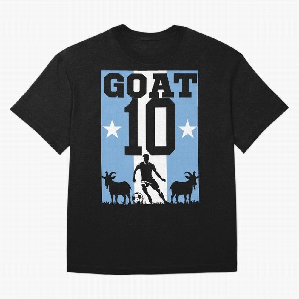 The Goat 10 Argentina World Cup 2026 Classic T-Shirt Celebrate Football Dreams Across FIFA World Cup 2026 USA Canada Mexico for Fans of Messi, CR7 and Mbappe and Portugal, Bringing Fan Favorite Moments, National Team Passion, Big Match Drama and