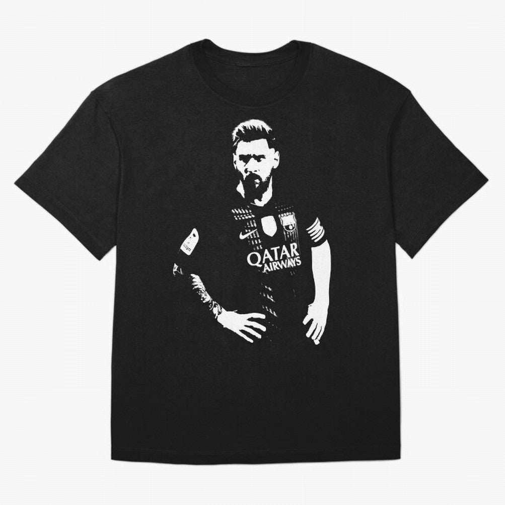 Black and white football player Classic T-Shirt Support Global Football Passion for FIFA World Cup 2026, Inspired by Mbappe, Argentina, Supporter Pride, Iconic Celebrations, Legendary Names and Global Match Day Energy; Ideal for Football Dads,