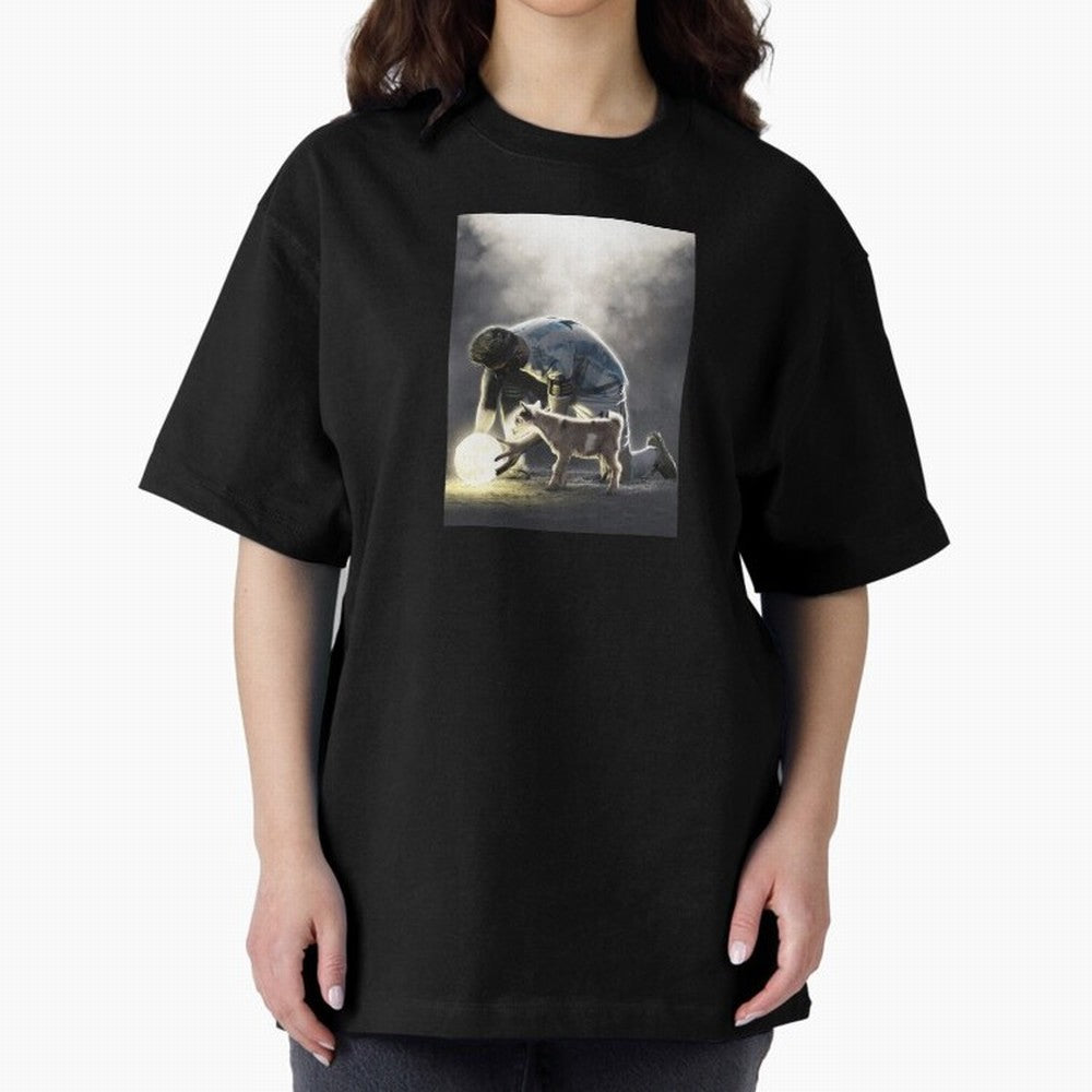 LIONEL MESSI GOAT Oversized T-Shirt Honor Champions and Dreams in Global Football Passion for FIFA World Cup 2026, Inspired by Cristiano Ronaldo, Haaland and CR7, Spain and Netherlands, Stadium Chants, National Pride, Trophy Dreams and