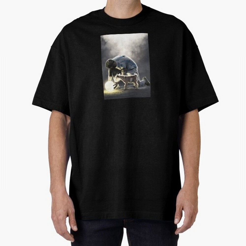 LIONEL MESSI GOAT Oversized T-Shirt Honor Champions and Dreams in Global Football Passion for FIFA World Cup 2026, Inspired by Cristiano Ronaldo, Haaland and CR7, Spain and Netherlands, Stadium Chants, National Pride, Trophy Dreams and
