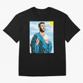 messi god Oversized T-Shirt Celebrate National Team Dreams in FIFA World Cup 2026 Group Stage Spirit, with Germany, Haaland, Global Supporter Spirit, Legendary Goals, National Colors and Tournament Celebration; Ideal for Fans Who Follow Messi,