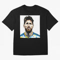 Lionel Messi Oversized T-Shirt Refresh Global Football Passion for FIFA World Cup 2026 USA Canada Mexico, Made for CR7 and Messi, Spain and Netherlands, Vintage Soccer Flavor, Modern Football Stars, National Flags and Final Night Emotion; Created