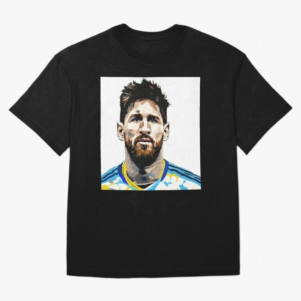 Lionel Messi Oversized T-Shirt Refresh Global Football Passion for FIFA World Cup 2026 USA Canada Mexico, Made for CR7 and Messi, Spain and Netherlands, Vintage Soccer Flavor, Modern Football Stars, National Flags and Final Night Emotion; Created