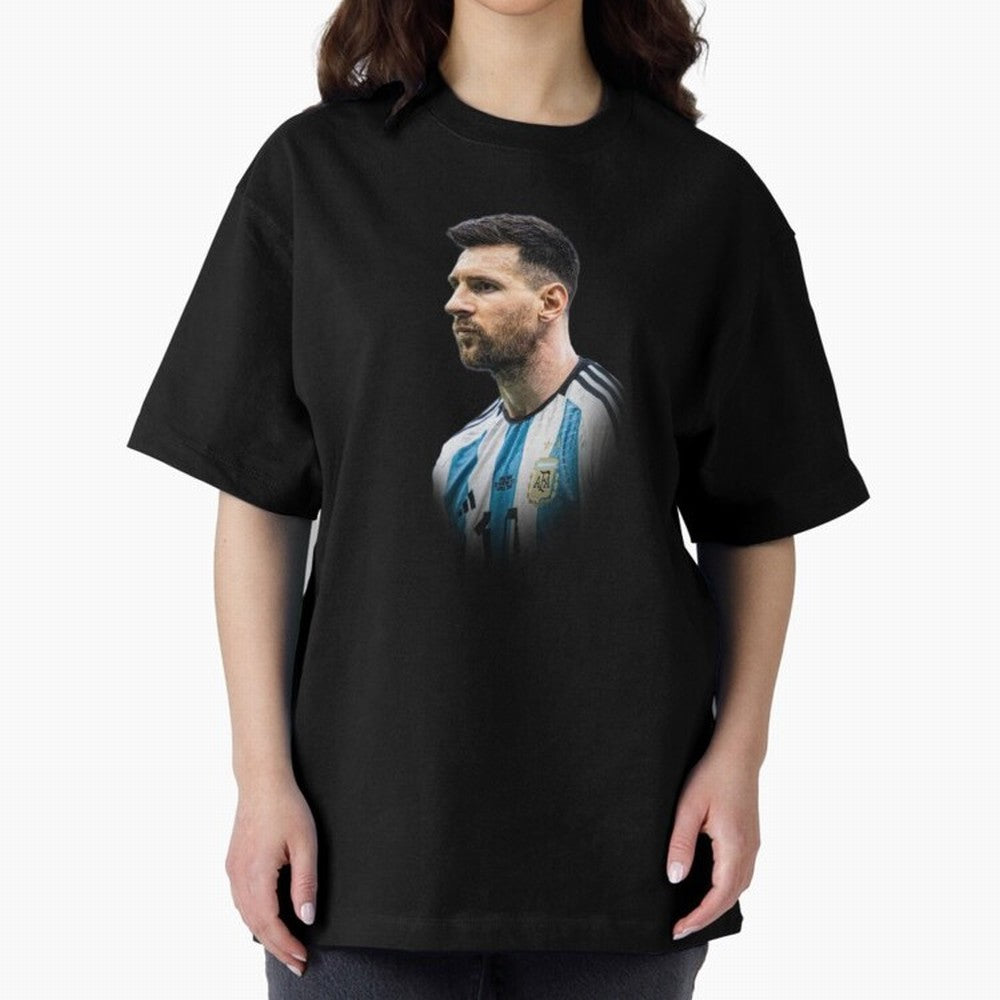 Lionel Messi Oversized T-Shirt Make Every Match About FIFA World Cup 2026 USA Canada Mexico Made for Mbappe and Neymar, England and Germany Energy, Fan Favorite Moments, National Team Passion, Big Match Drama and Soccer History; Great for Watch