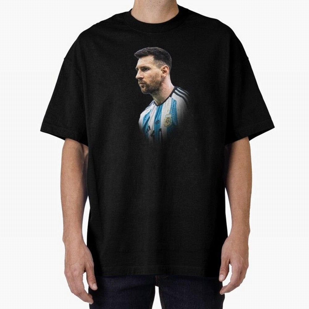 Lionel Messi Oversized T-Shirt Make Every Match About FIFA World Cup 2026 USA Canada Mexico Made for Mbappe and Neymar, England and Germany Energy, Fan Favorite Moments, National Team Passion, Big Match Drama and Soccer History; Great for Watch